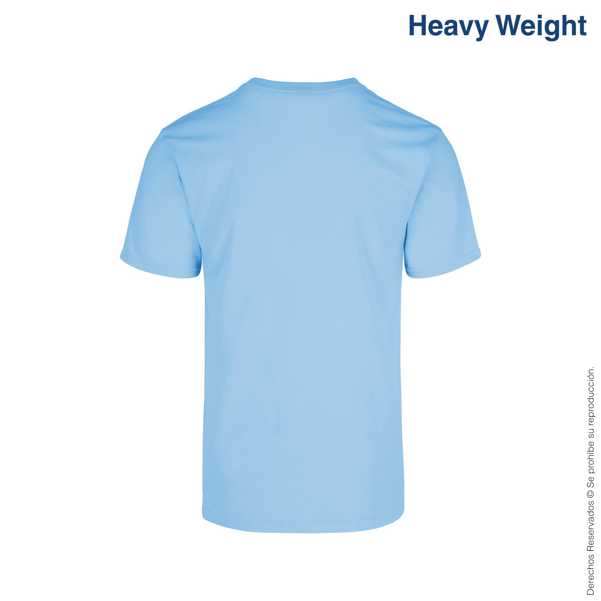 Adult Unisex Heavy Weight Crew Neck Short Sleeve T Shirt (White)
