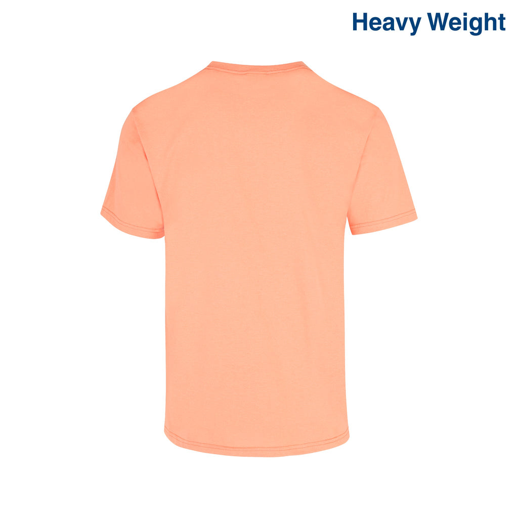 Adult Unisex Heavy Weight Crew Neck Short Sleeve T Shirt (White)