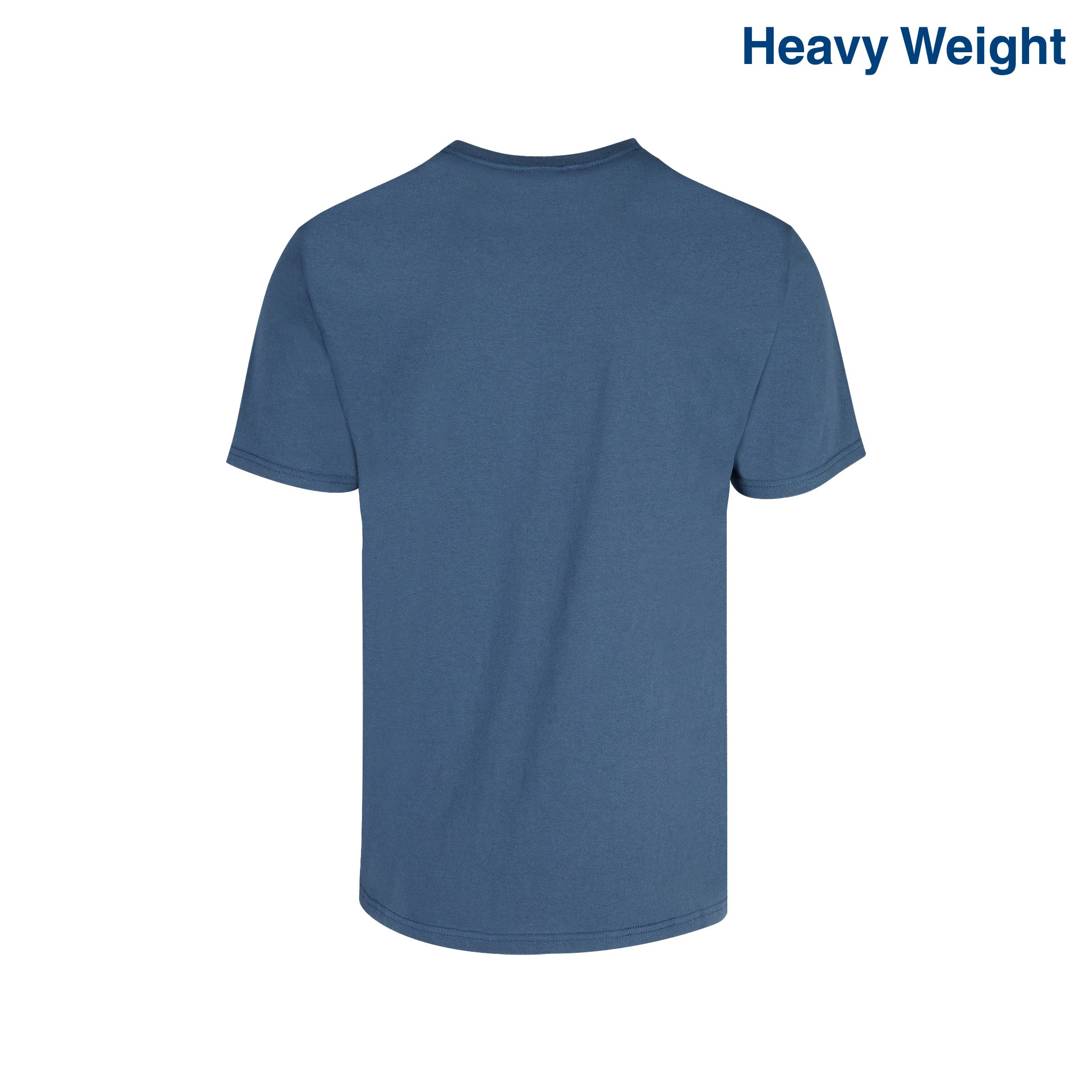 Adult Unisex Heavy Weight Crew Neck Short Sleeve T Shirt (White)