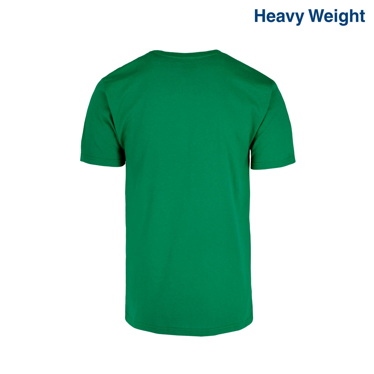 Adult Unisex Heavy Weight Crew Neck Short Sleeve T Shirt (White)