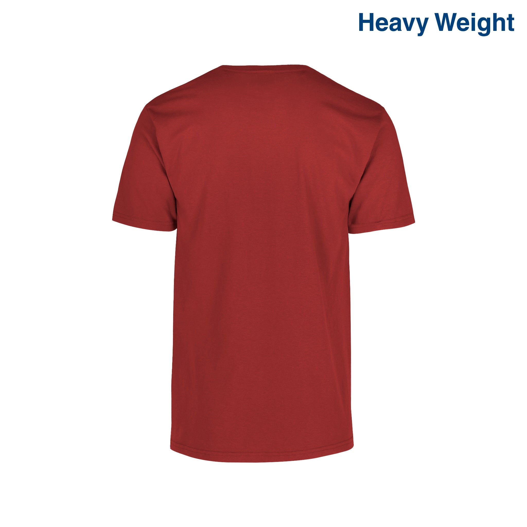 Adult Unisex Heavy Weight Crew Neck Short Sleeve T Shirt (White)