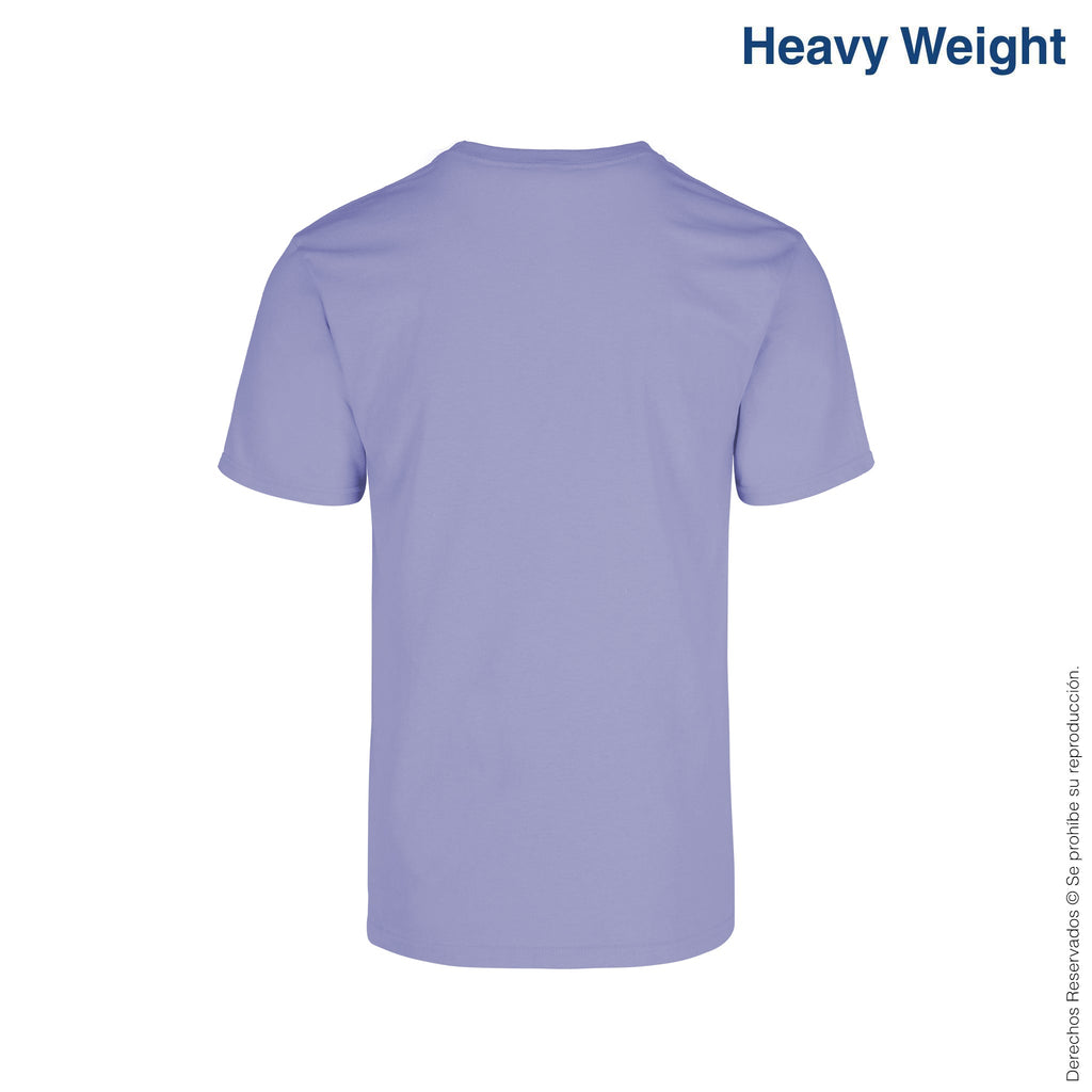 Adult Unisex Heavy Weight Crew Neck Short Sleeve T Shirt (White)