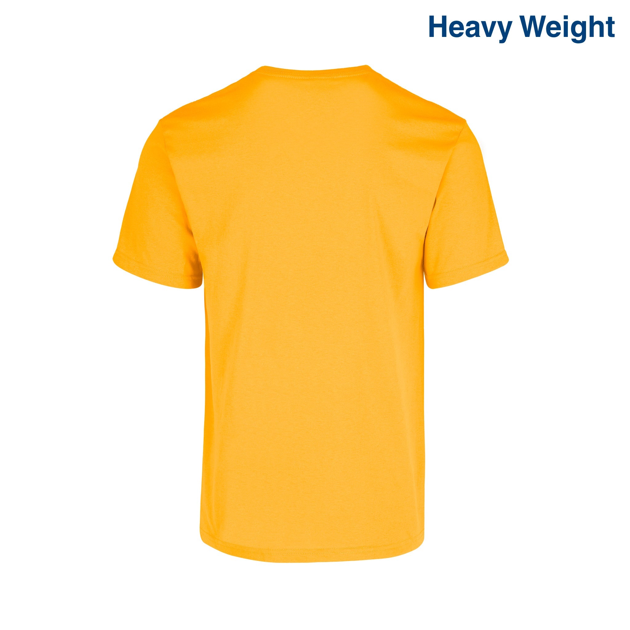 Adult Unisex Heavy Weight Crew Neck Short Sleeve T Shirt (White)