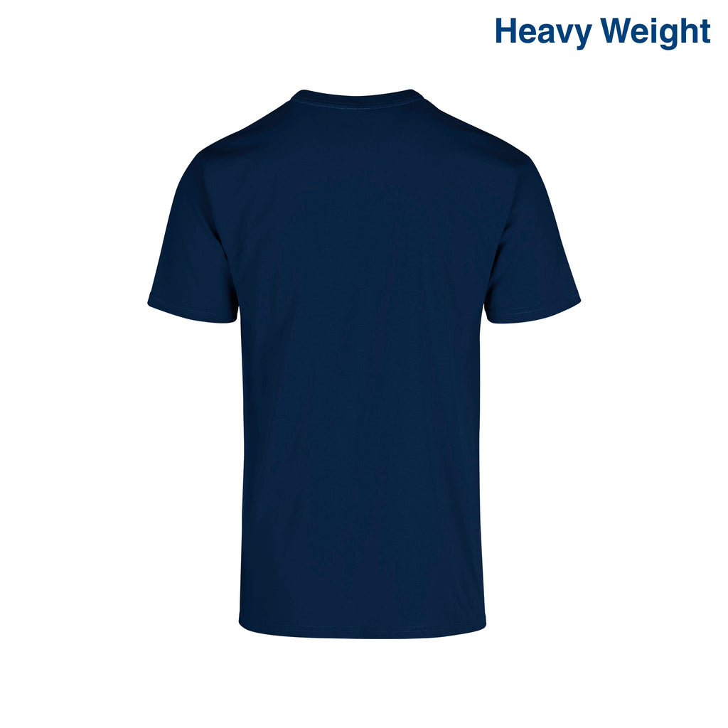 Adult Unisex Heavy Weight Crew Neck Short Sleeve T Shirt (White)