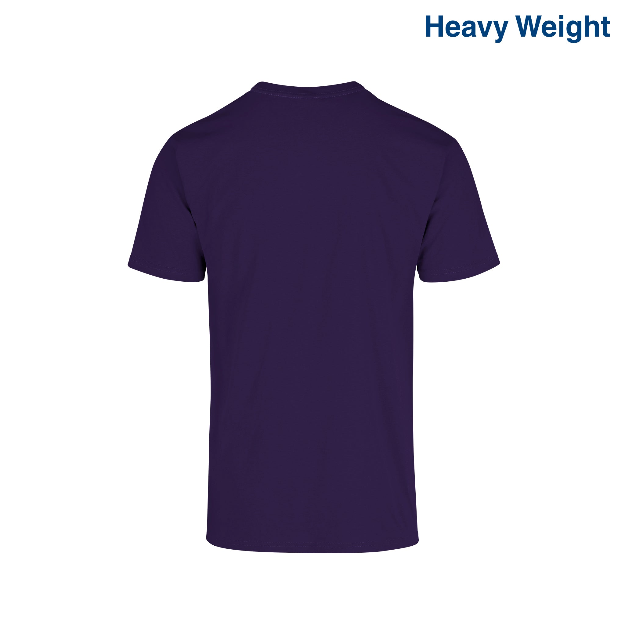 Adult Unisex Heavy Weight Crew Neck Short Sleeve T Shirt (White)