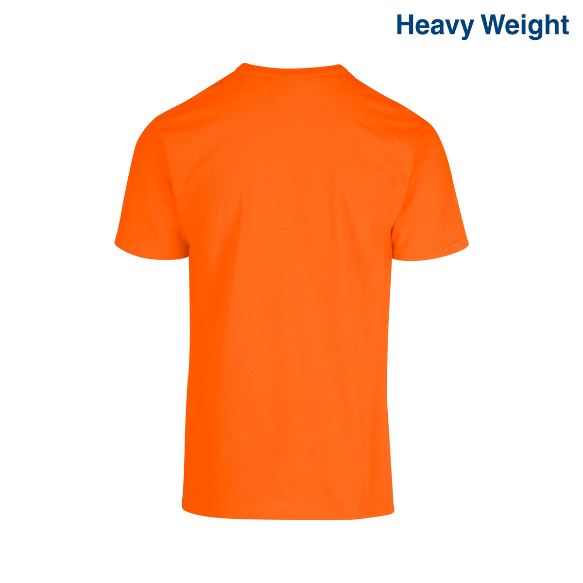 Adult Unisex Heavy Weight Crew Neck Short Sleeve T Shirt (White)