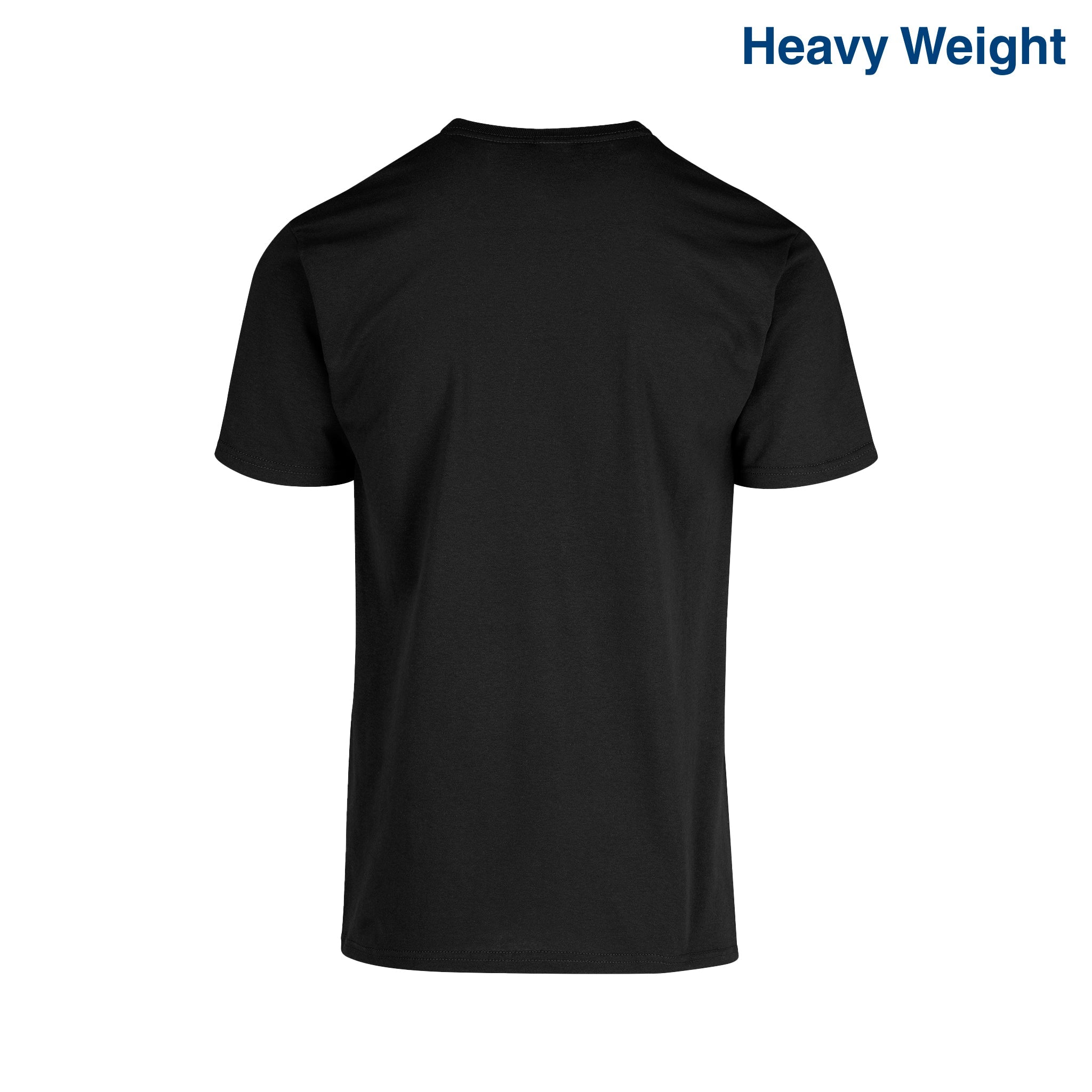 Adult Unisex Heavy Weight Crew Neck Short Sleeve T Shirt (White)