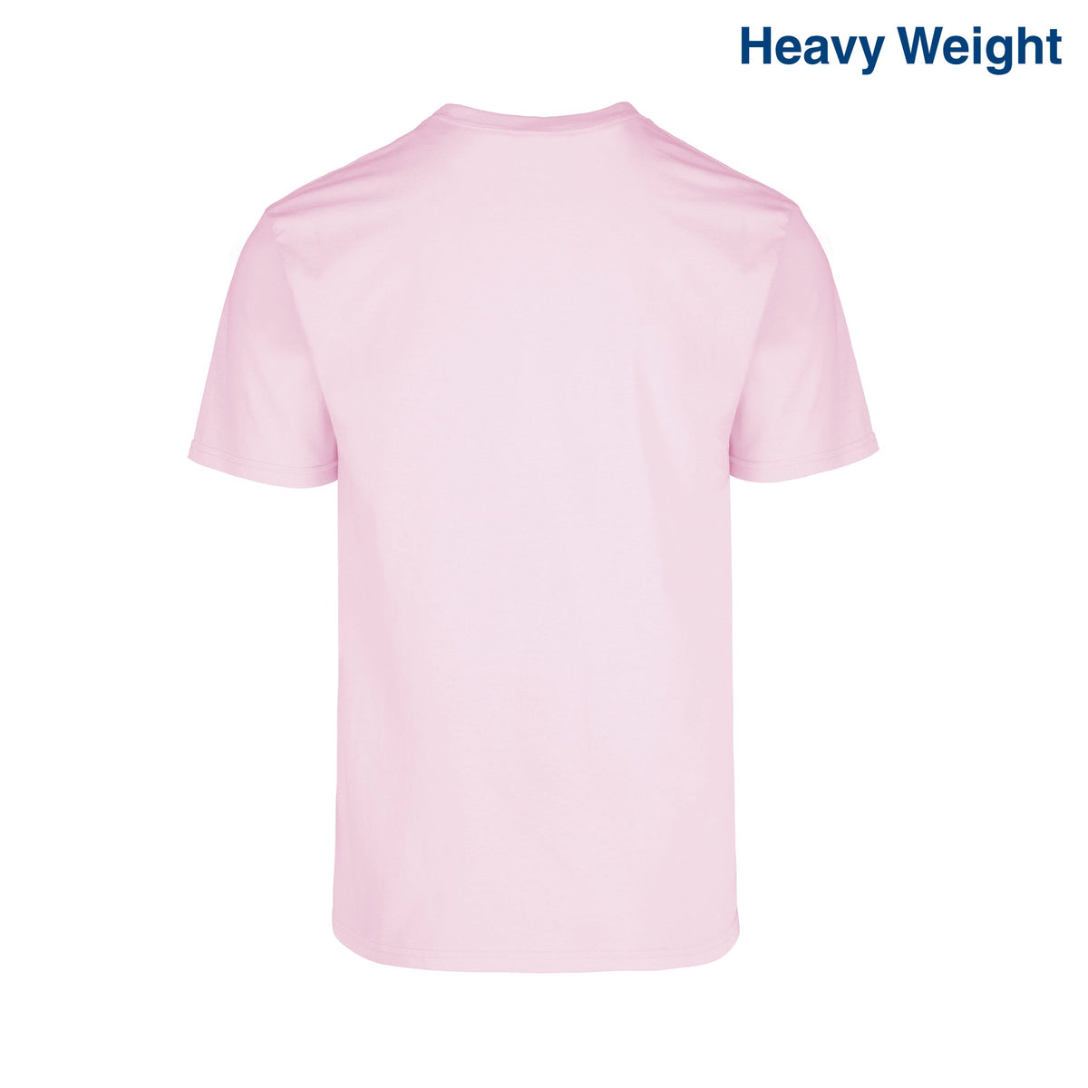 Adult Unisex Heavy Weight Crew Neck Short Sleeve T Shirt (White)