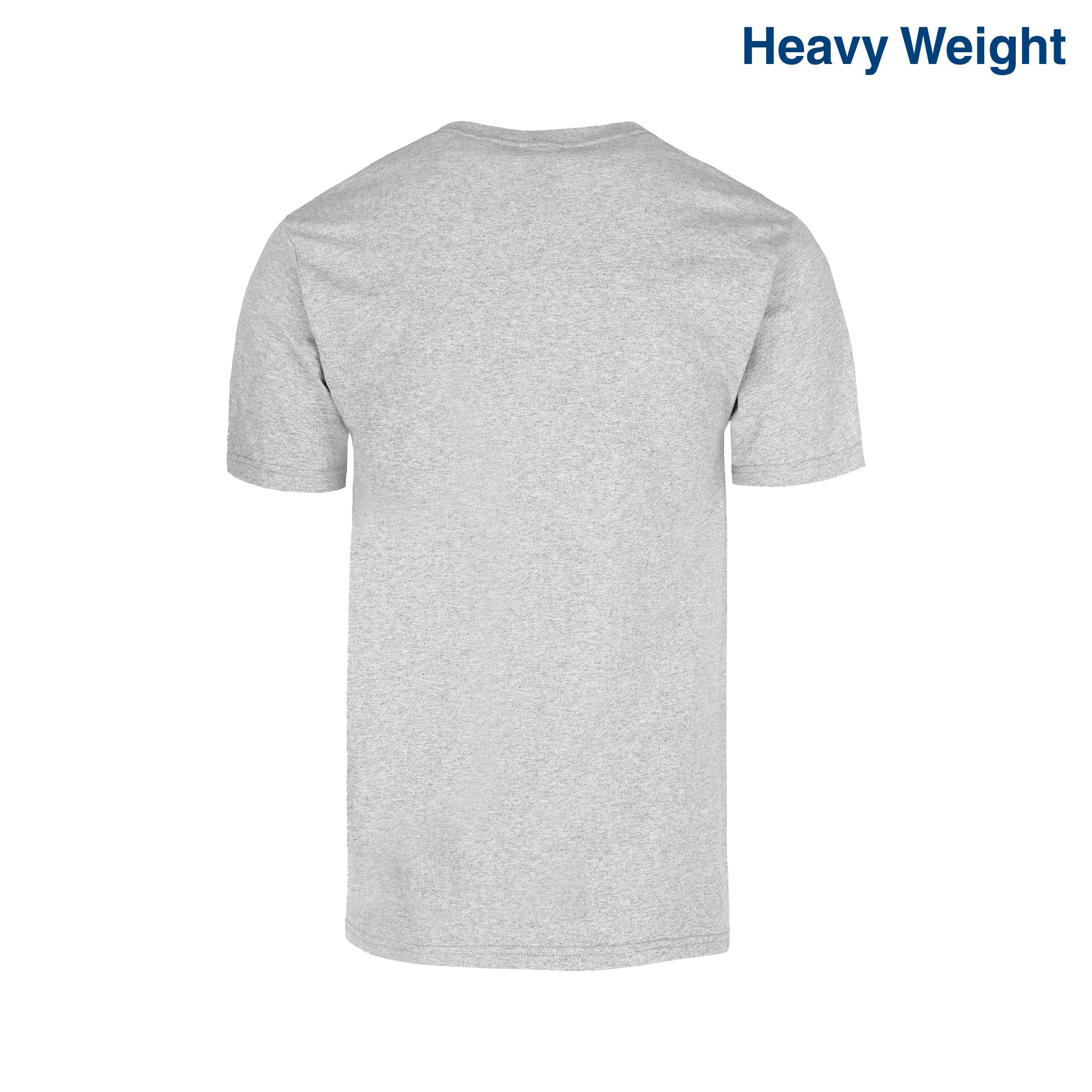 Adult Unisex Heavy Weight Crew Neck Short Sleeve T Shirt (White)