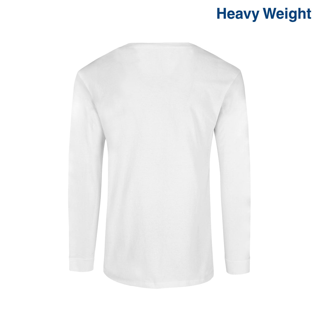Adult Unisex Heavy Weight Crew Neck Long Sleeve T Shirt (Jade)