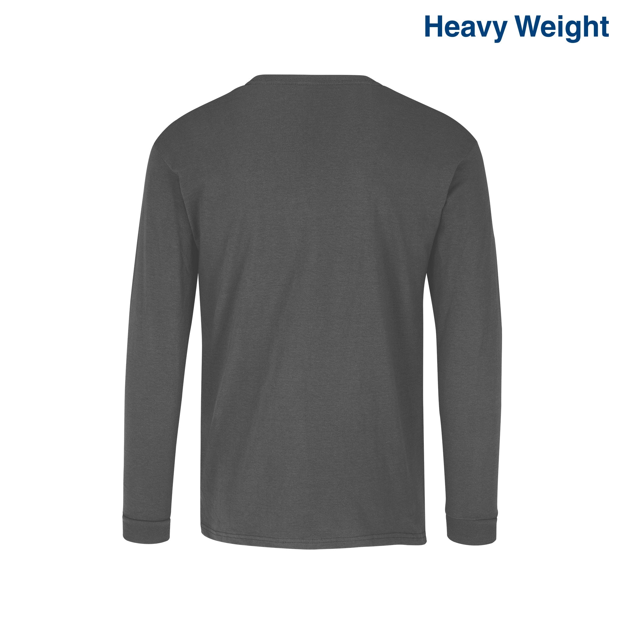Adult Unisex Heavy Weight Crew Neck Long Sleeve T Shirt (Jade)