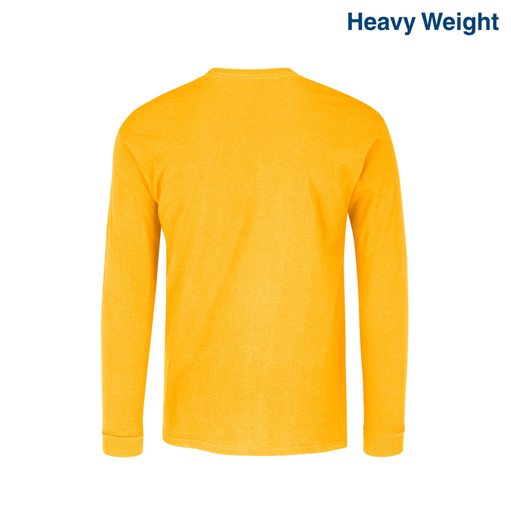 Adult Unisex Heavy Weight Crew Neck Long Sleeve T Shirt (Jade)
