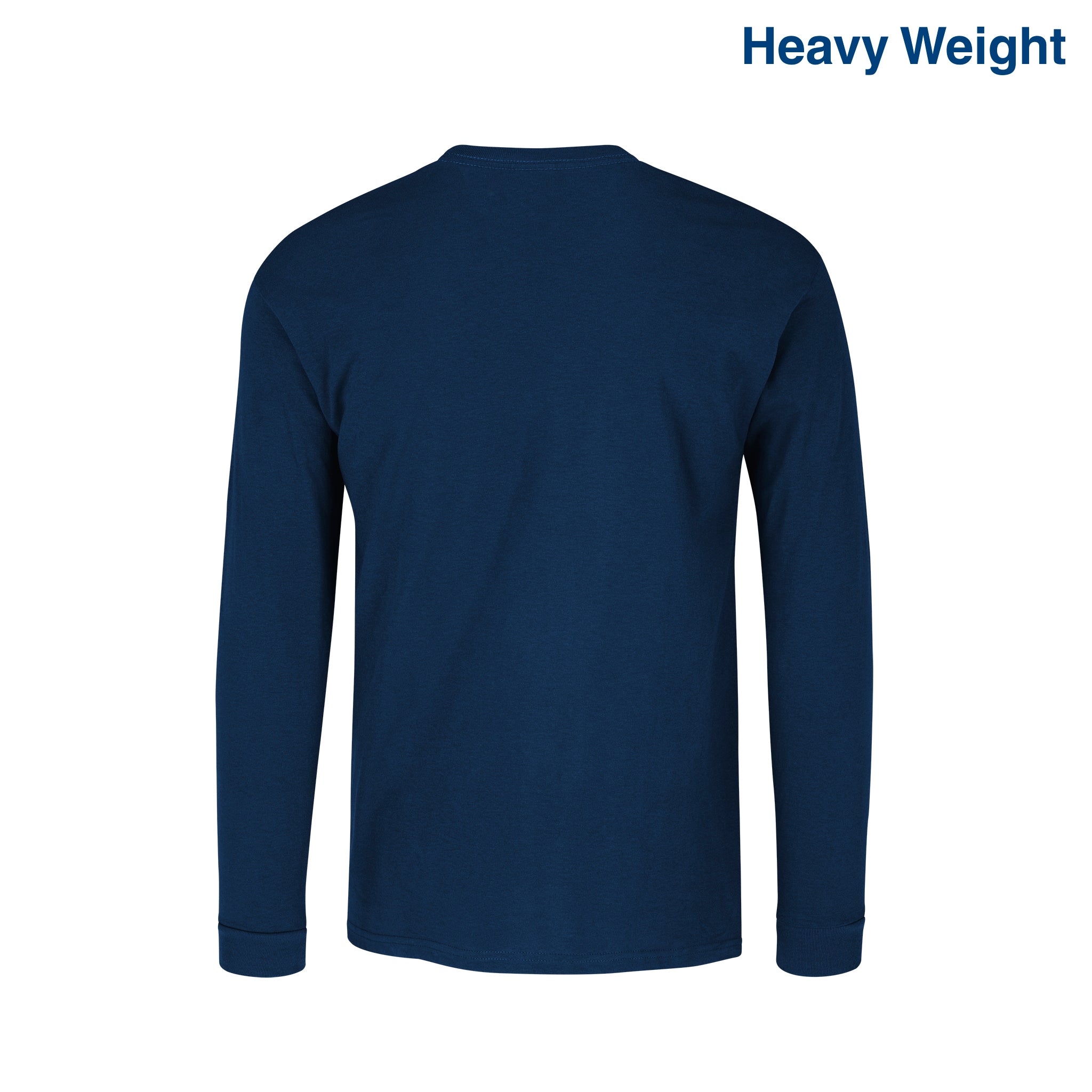 Adult Unisex Heavy Weight Crew Neck Long Sleeve T Shirt (Jade)