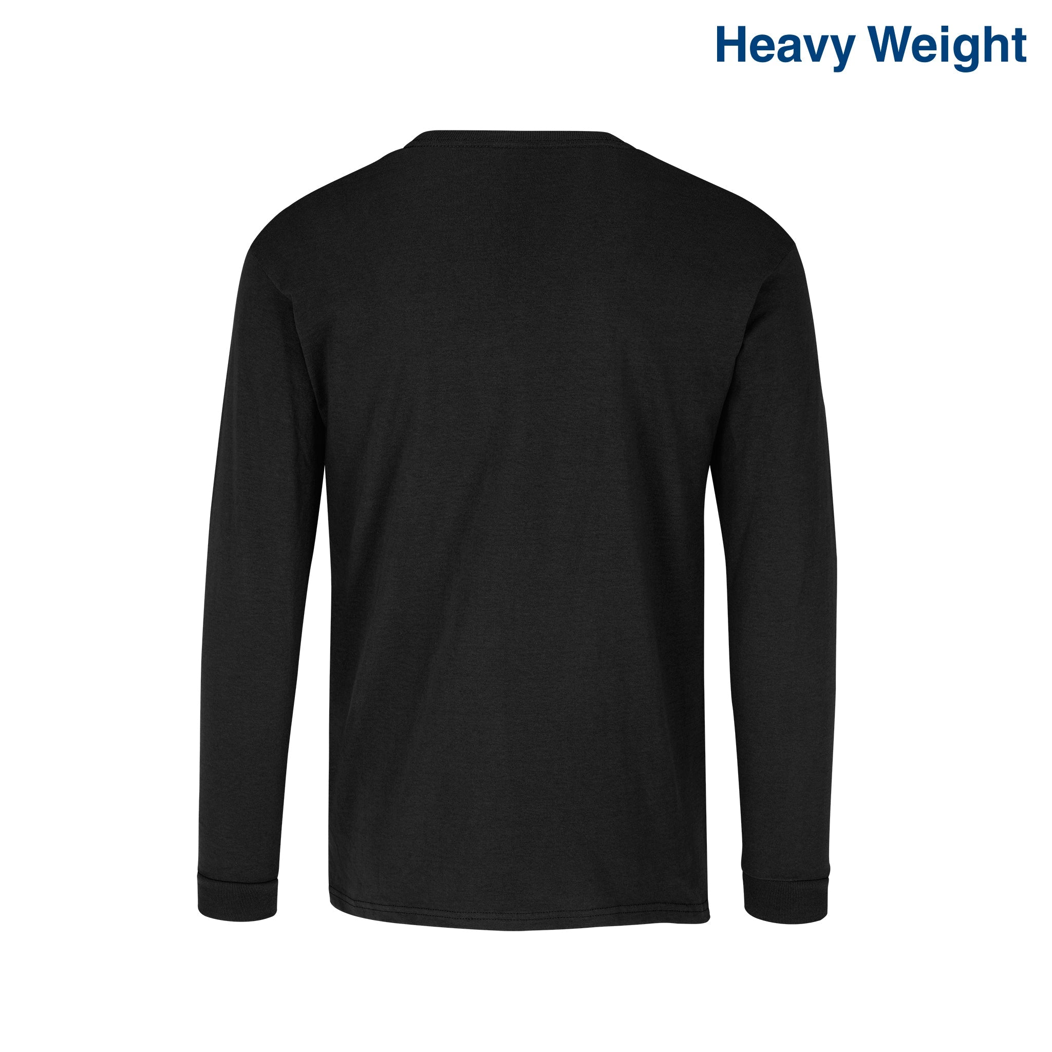 Adult Unisex Heavy Weight Crew Neck Long Sleeve T Shirt (Jade)