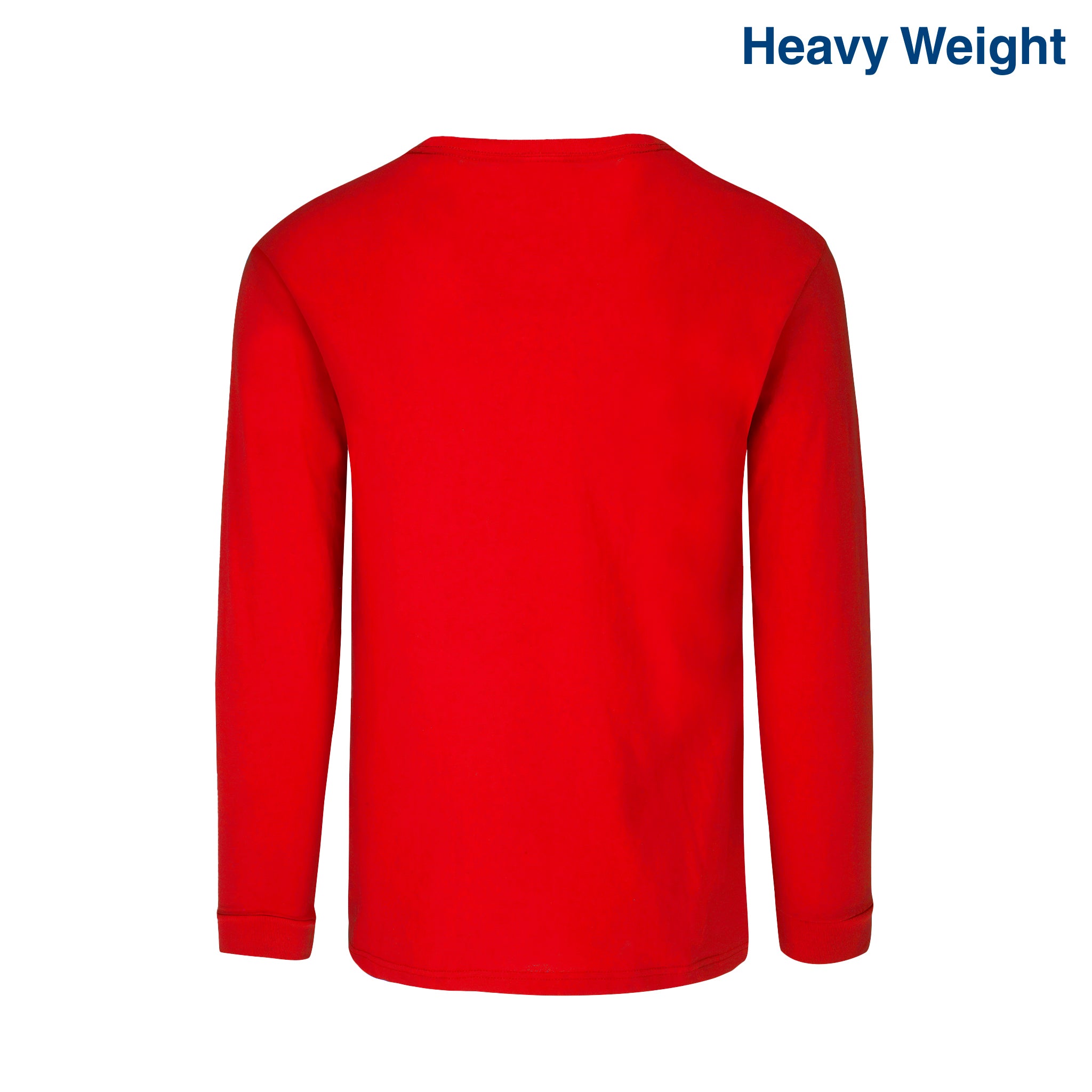 Adult Unisex Heavy Weight Crew Neck Long Sleeve T Shirt (Jade)