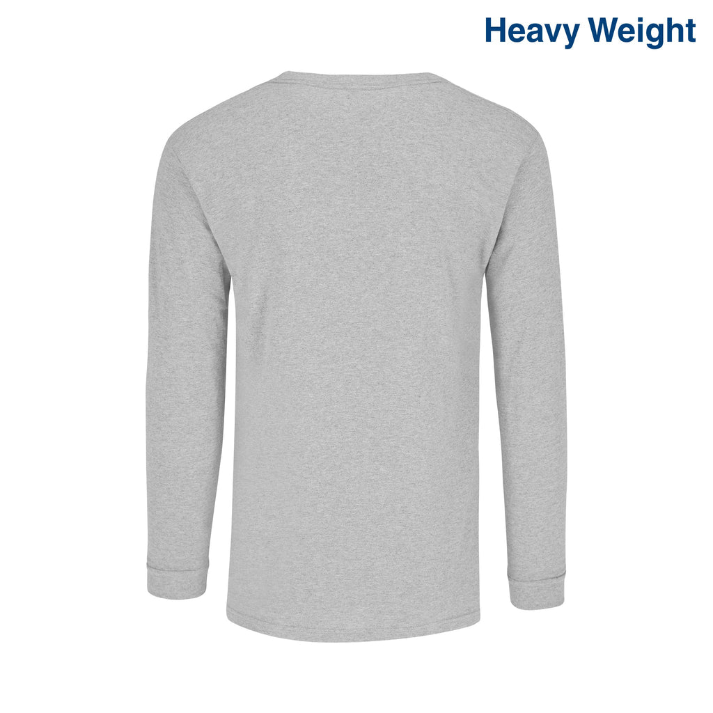 Adult Unisex Heavy Weight Crew Neck Long Sleeve T Shirt (Jade)