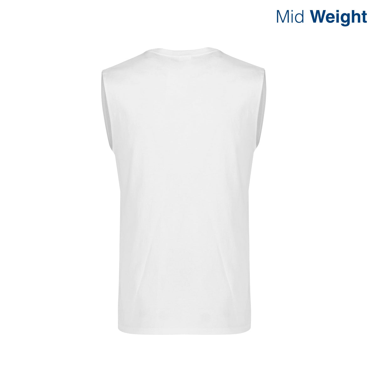 Adult Unisex Crew Neck Sleeveless T Shirt (Heather Grey)