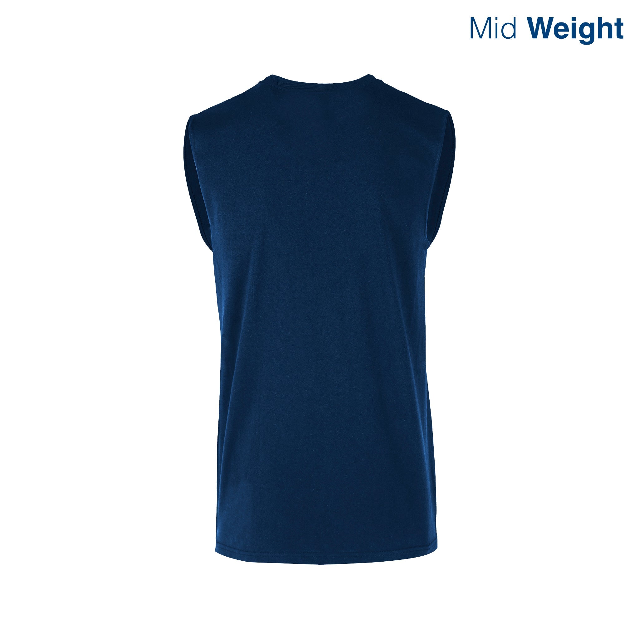 Adult Unisex Crew Neck Sleeveless T Shirt (Heather Grey)