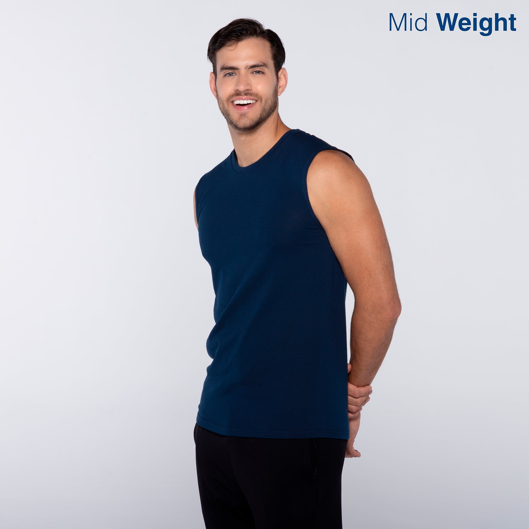 Adult Unisex Crew Neck Sleeveless T Shirt (Heather Grey)