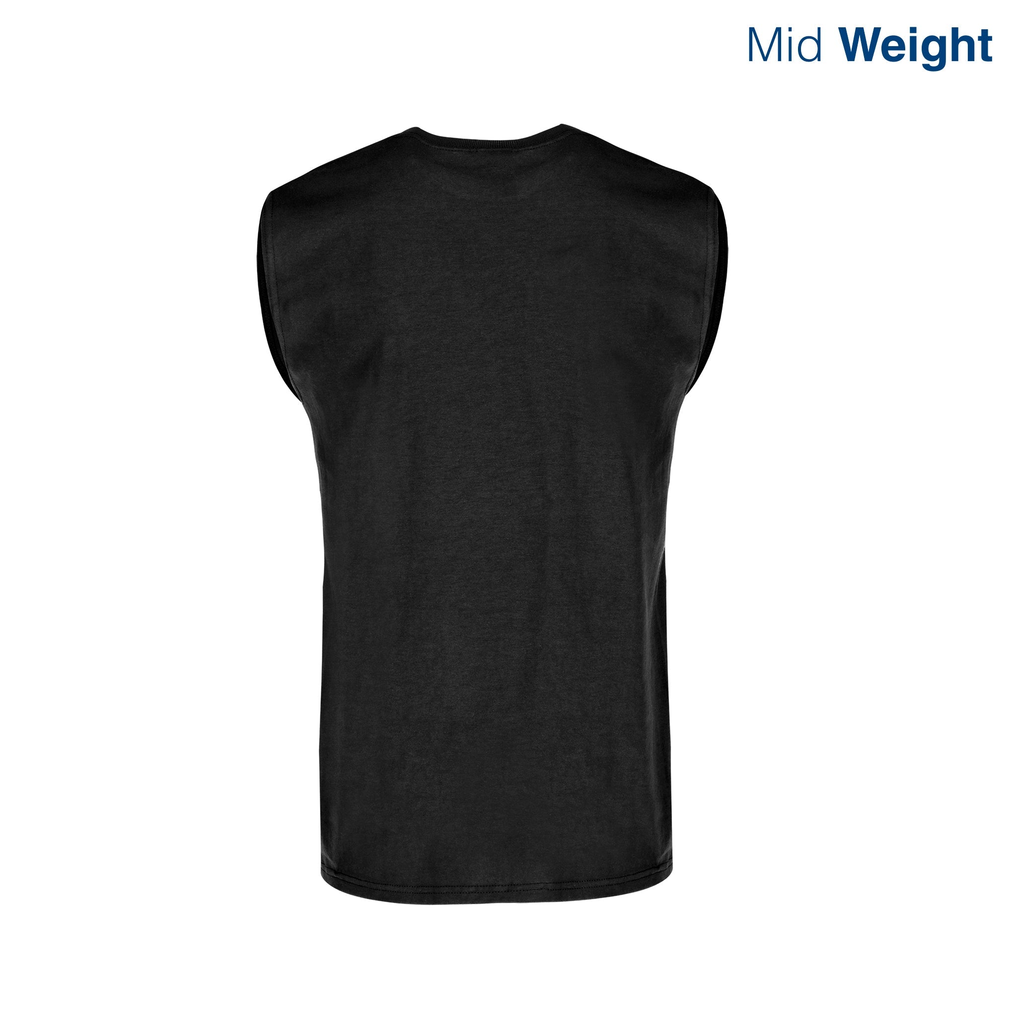 Adult Unisex Crew Neck Sleeveless T Shirt (Heather Grey)