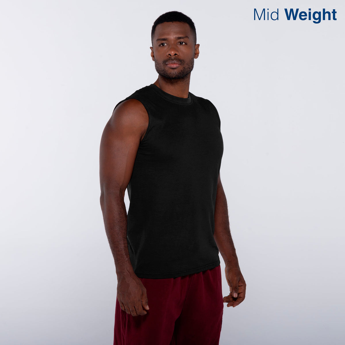 Adult Unisex Crew Neck Sleeveless T Shirt (Heather Grey)