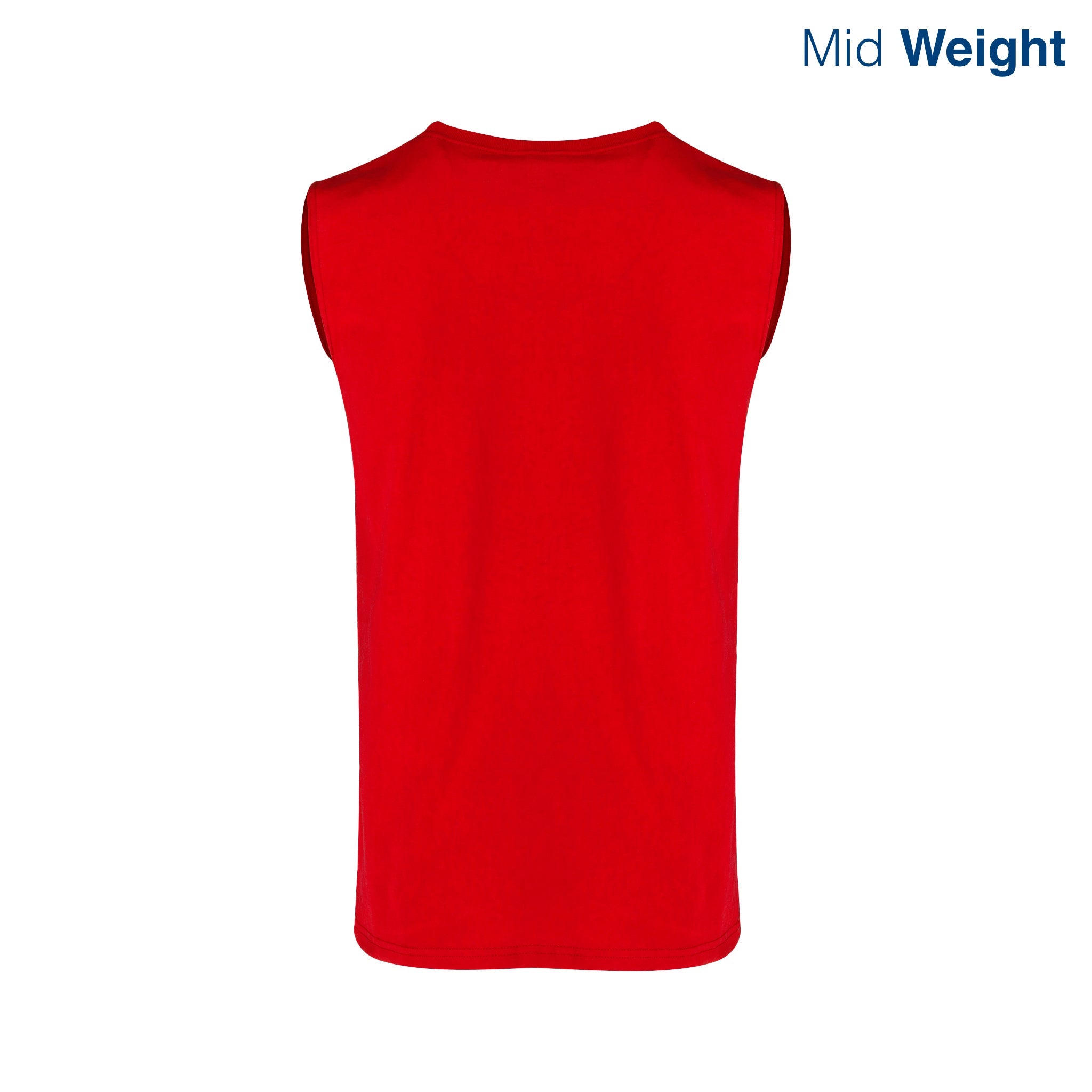 Adult Unisex Crew Neck Sleeveless T Shirt (Heather Grey)